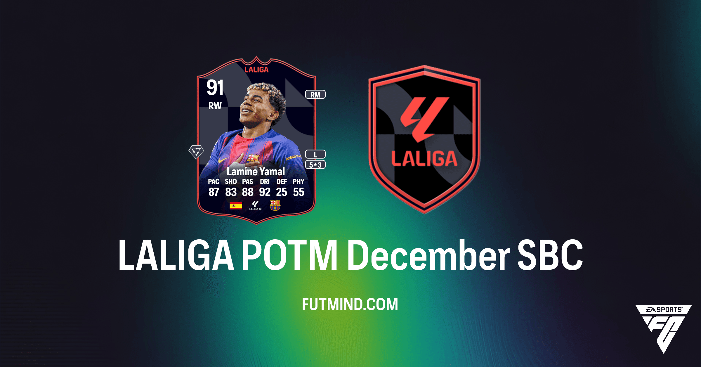 LALIGA POTM December SBC: Unlock Rising Star Lamine Yamal in FC 26 Ultimate Team