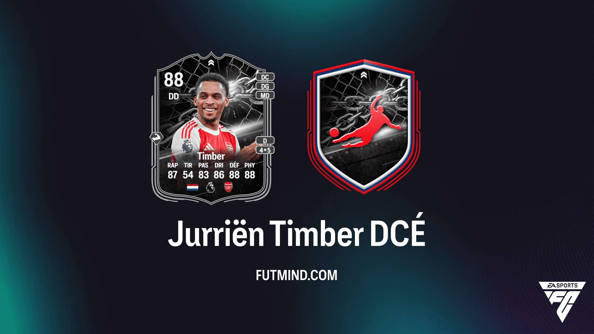 Solution DCÉ Jurriën Timber Showdown : Finale de la Carabao Cup dans FC 26