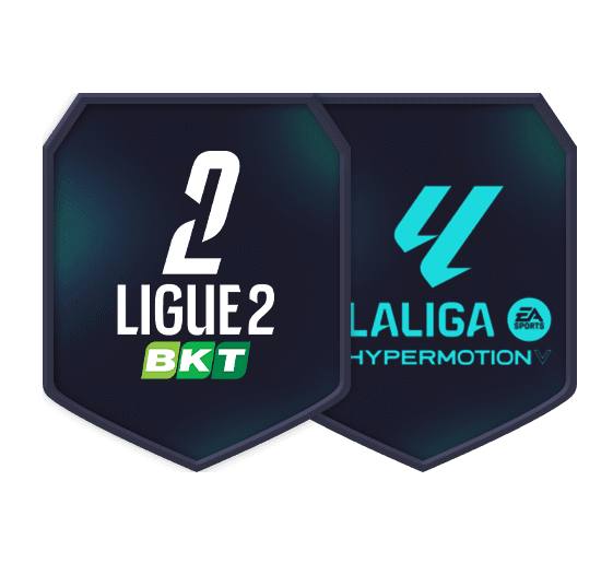 Squad Building Challenges Ligue 2 BKT & LALIGA HyperMotion logo