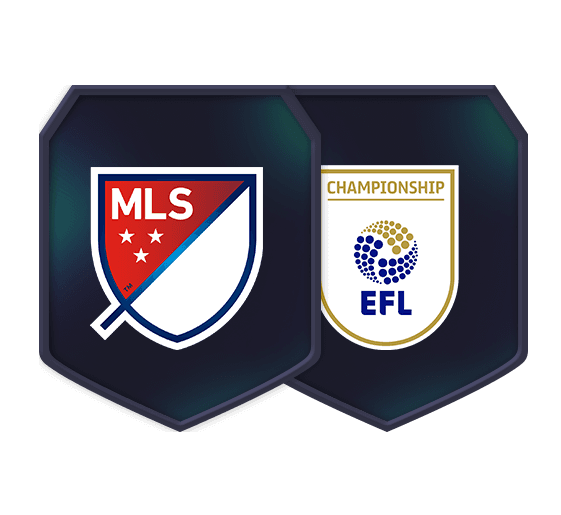 Squad Building Challenges MLS en EFL Championship logo